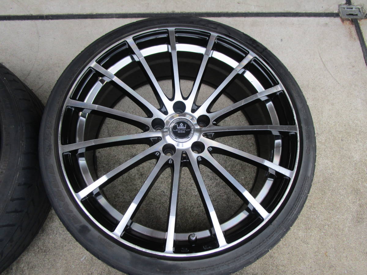 632　Laxarny　20インチ　8.5J+36　114.3/5H　ハブ径73ｍｍ　グッドイヤー　245/35Ｒ20　4本　アルファード ヴェルファイア 等 BADX LOXARNY ロクサーニ ハリアー RAV4 ロクサーニ・ディーヴァダブルフェイス（632