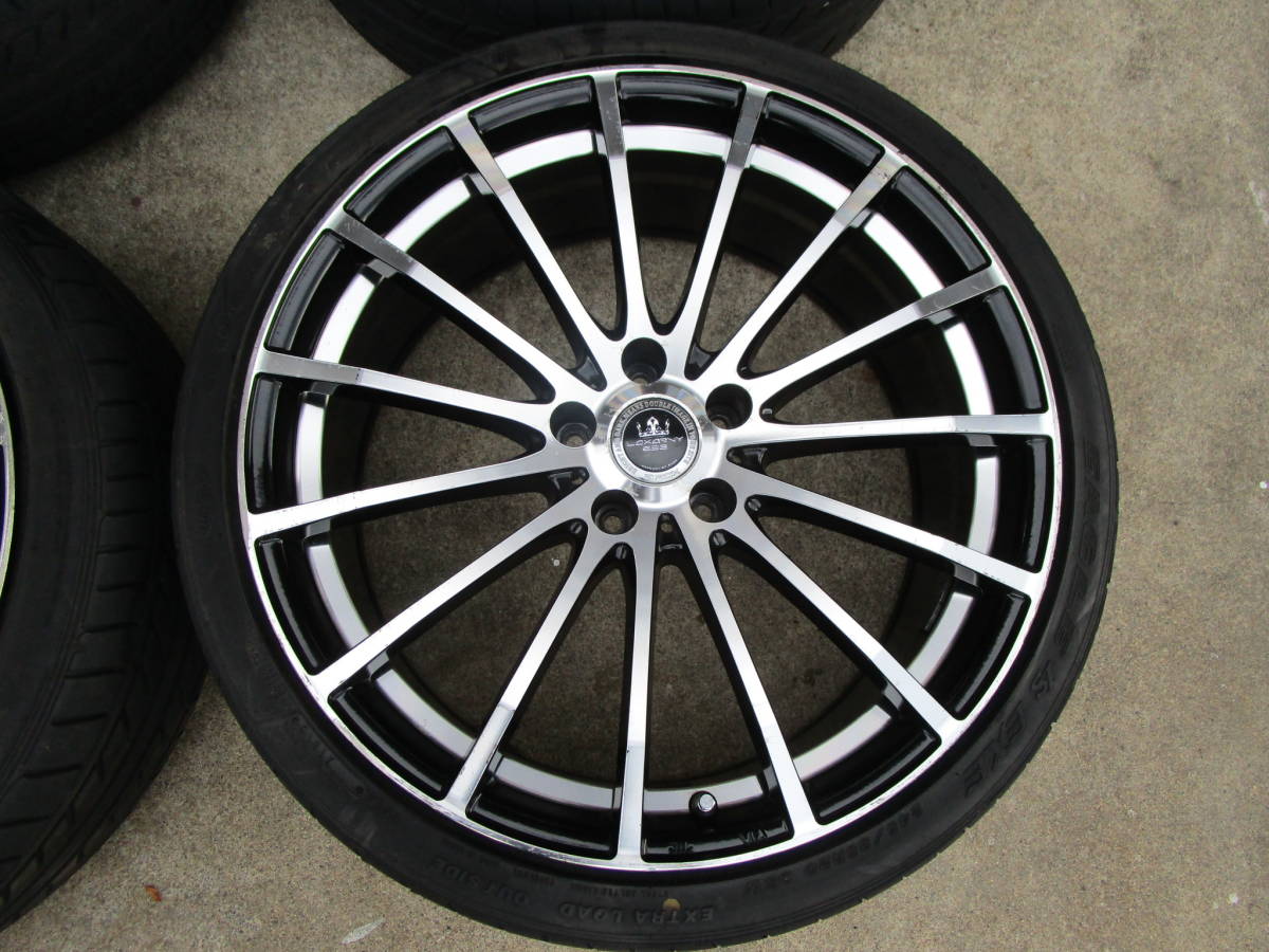 632　Laxarny　20インチ　8.5J+36　114.3/5H　ハブ径73ｍｍ　グッドイヤー　245/35Ｒ20　4本　アルファード ヴェルファイア 等 BADX LOXARNY ロクサーニ ハリアー RAV4 ロクサーニ・ディーヴァダブルフェイス（632