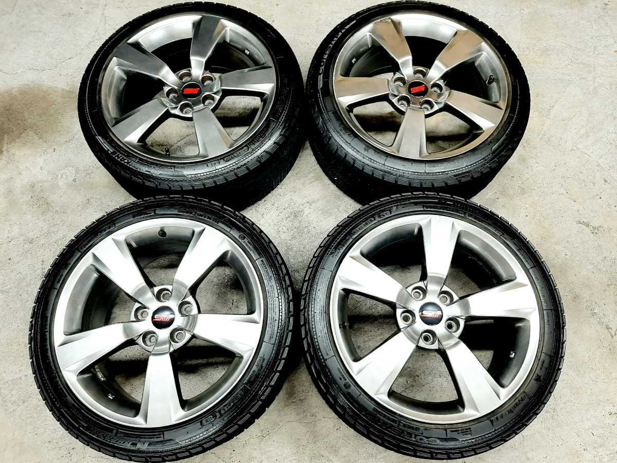 WRX STI 純正 ホイールタイヤ 245/40R18 スバル WRX STI 純正 ホイールタイヤ 4本セット 245⁄40R18