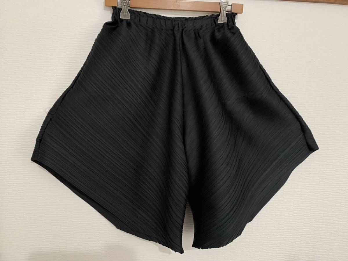 PLEATS PLEASE プリーツプリーズ 日本製 斜めプリーツ ワイドパンツ