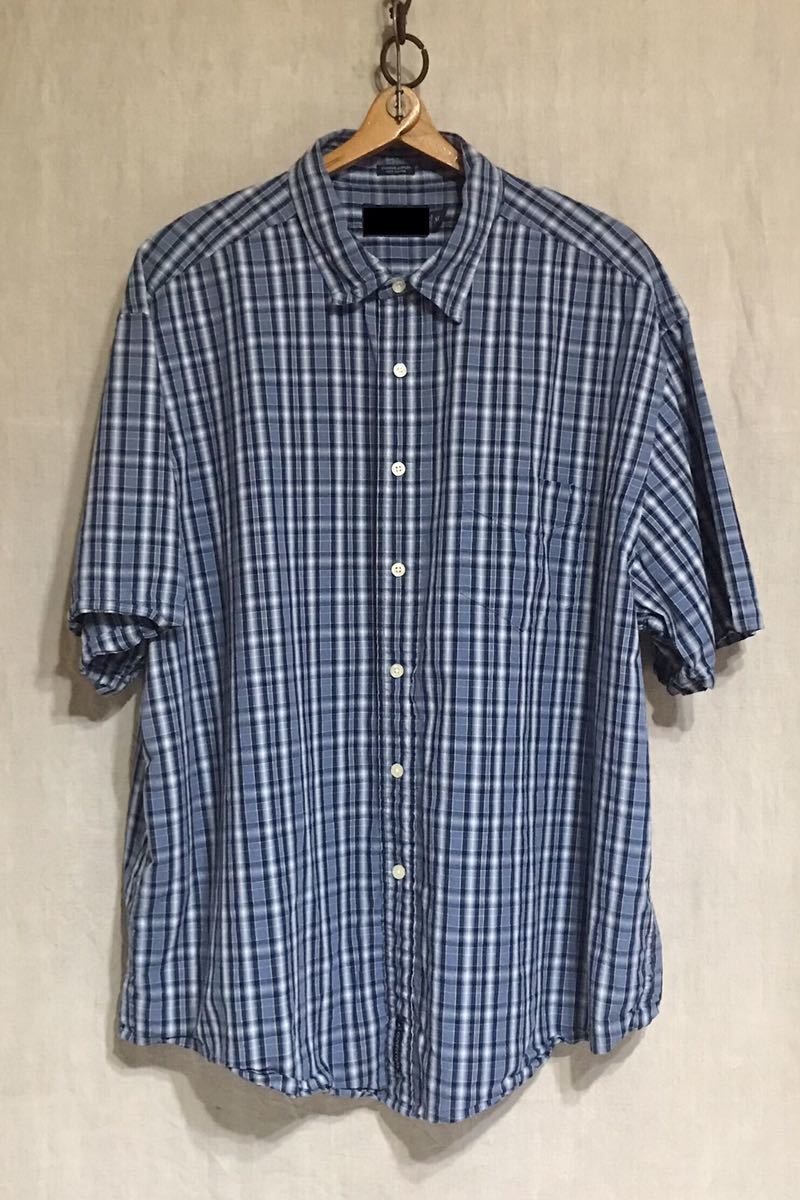 ジョニーデップ着用 半袖 チェック シャツ XL RRL ラルフローレン T