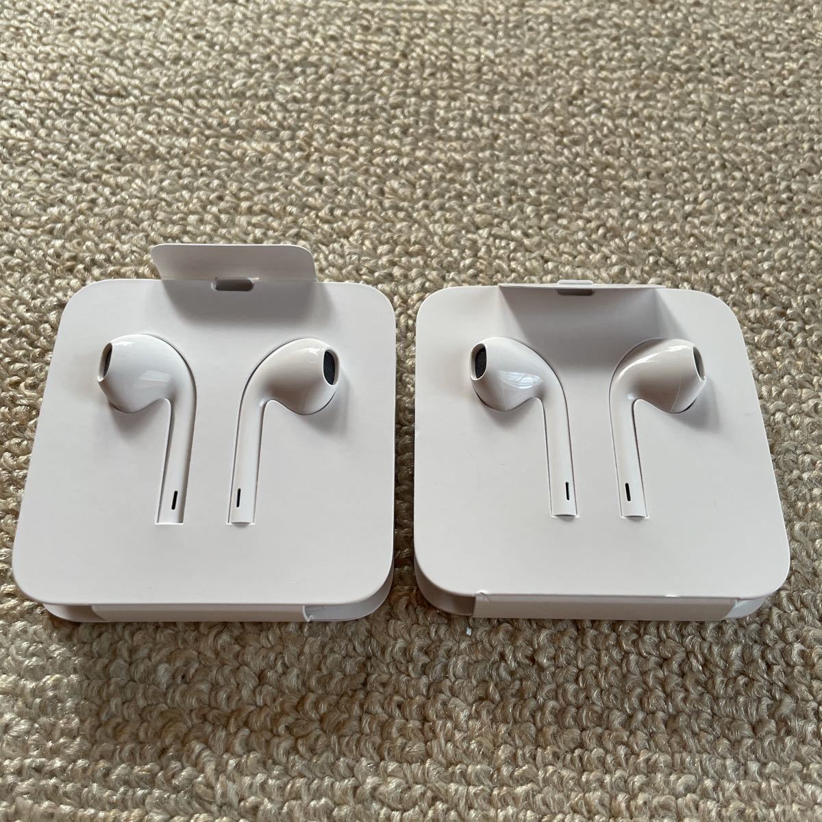 新品未使用 Apple 純正 ライトニングイヤホン 2個セット iphone 付属品 即日発送 iPhone7 8 x xr 11 12