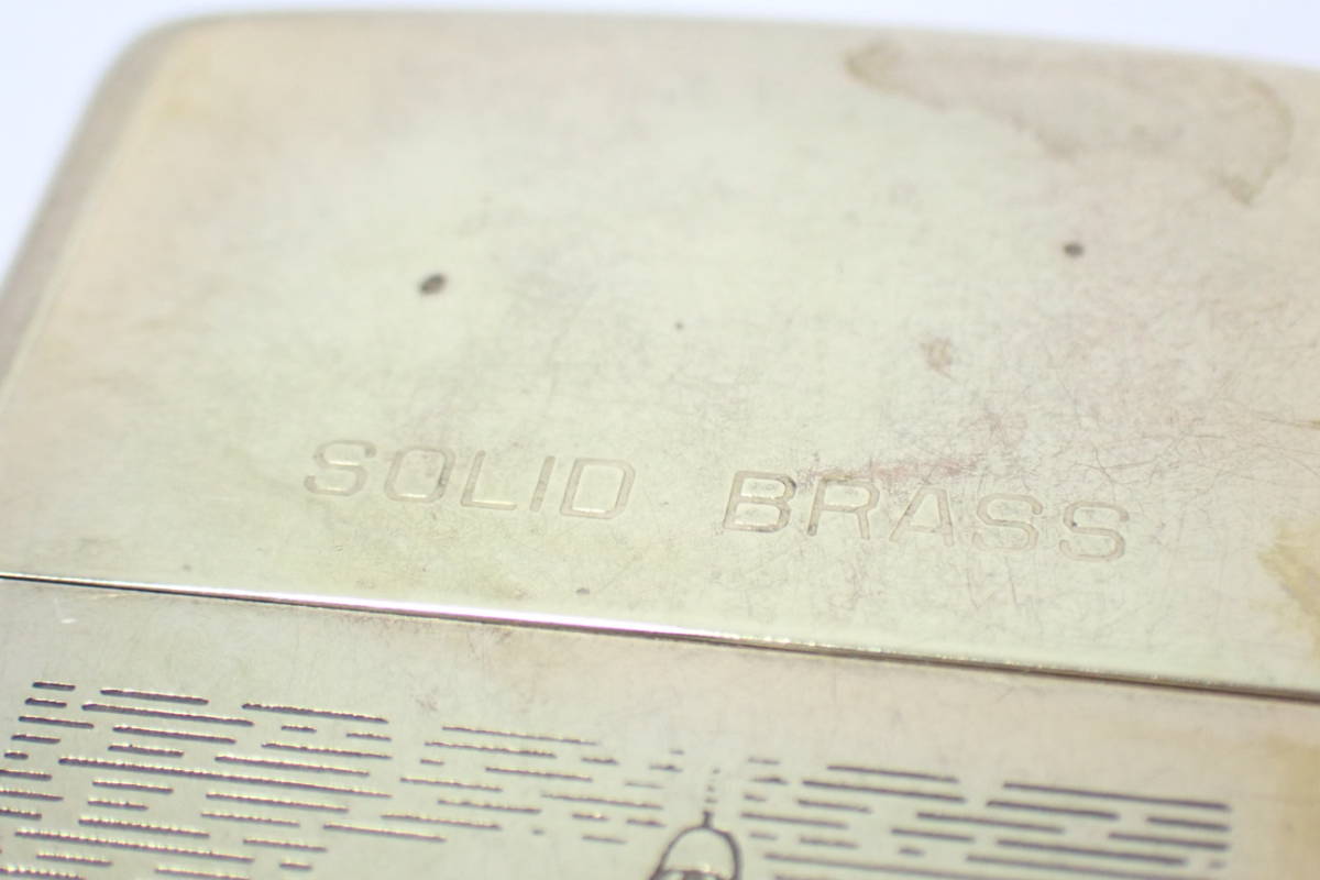 65449 -51 Zippo SOLID BRASS ソリッドブラス 真鍮【 1932 ZIPPO 1987