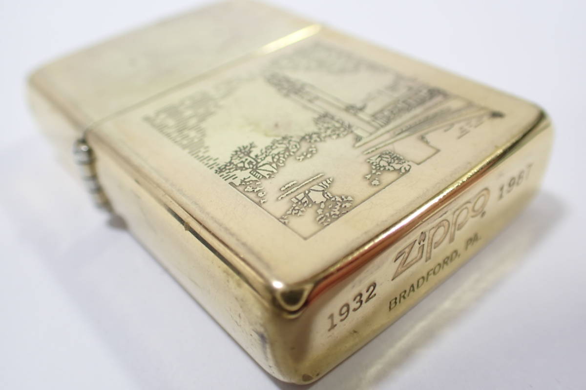 m様 65449 -51 Zippo SOLID BRASS ソリッドブラス 真鍮【 1932 ZIPPO 1987