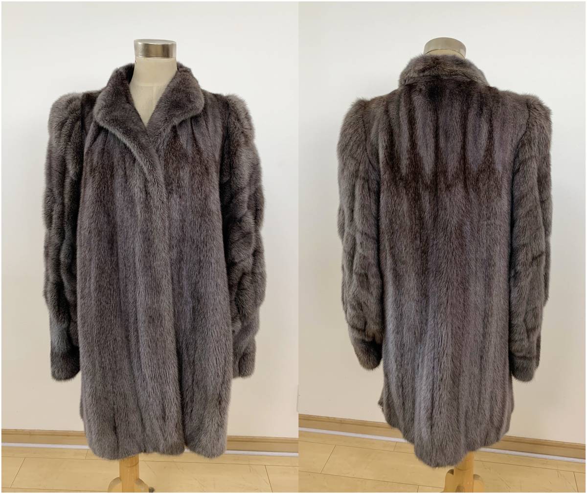レディース ◇【LANVIN】最高級の毛質！ホワイトブラウンカラーMINK 