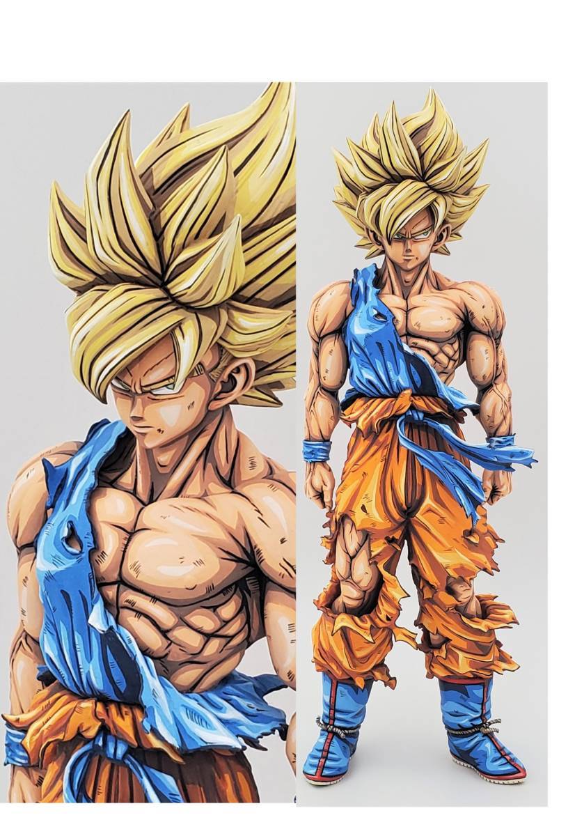 Healthy Beauty 　2袋 SMSP 孫悟空 アニメ風塗装 ドラゴンボール リペイント フィギュア