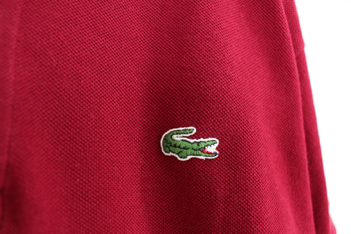 60~70s/ヴィンテージ/ラコステ/LACOSTE/フランス製/ポロシャツ/ライン 