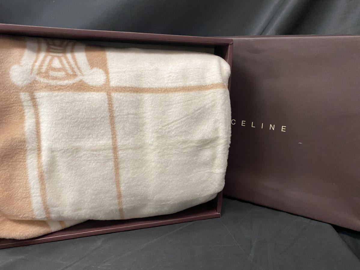 CELINE ベージュ 毛布 140cm×200cm CELINE 【公式通販】