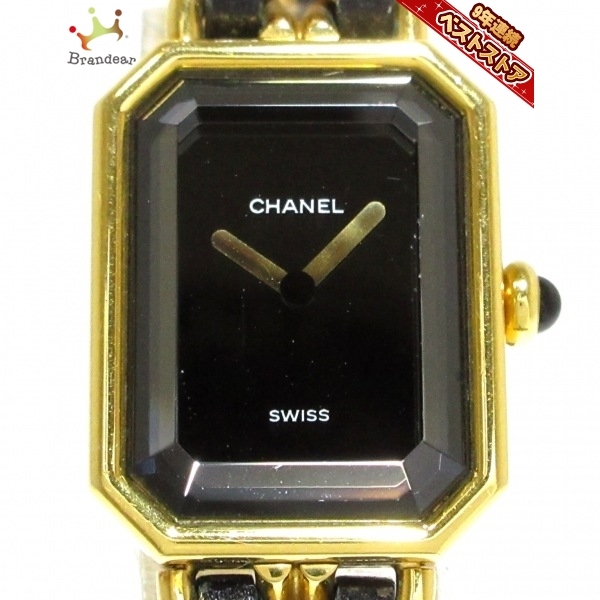 CHANEL(シャネル) 腕時計 プルミエール H0001 レディース サイズ:M 黒 