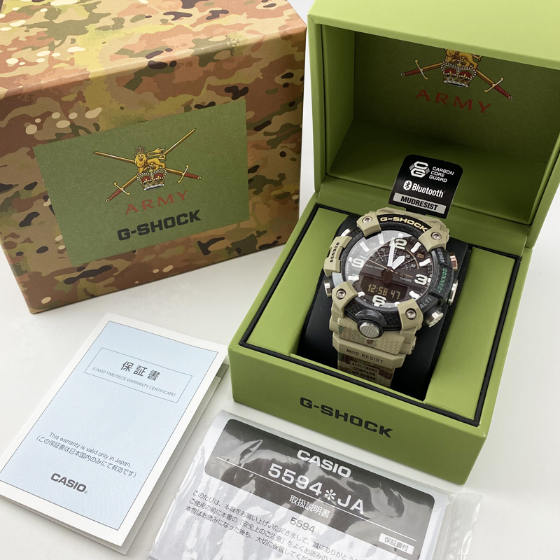 CASIO G-SHOCK MASTER OF G MUDMASTER GG-B100BA-1AJR イギリス陸軍 