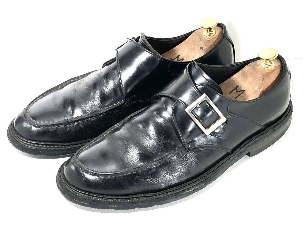 送料無料 即決 REGAL リーガル メンズ ブラック 26.0cm モンク  