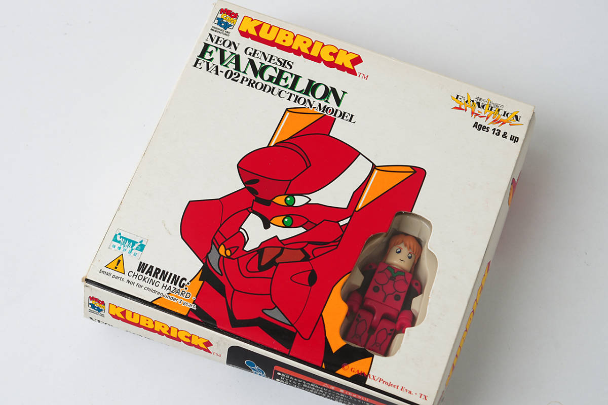 【新品，新作】 キューブリック エヴァンゲリオン EVA-02 PRODUCTION MODEL 弐号機 難あり(キューブリック、ベアブリック)｜売買されたオークション情報、yahooの商品情報をアーカイブ公開 - オークファン キューブリック、ベアブリック