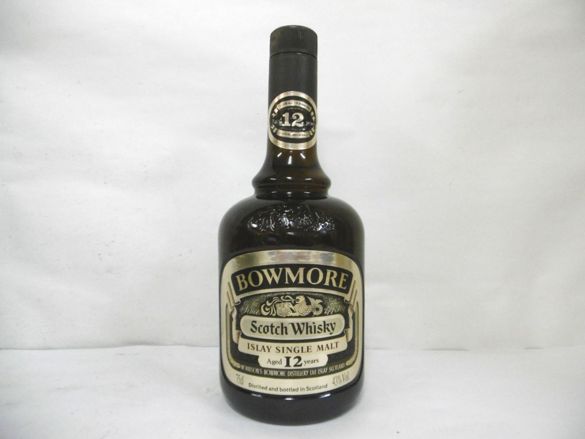 ボウモア 12年 未開栓 BOWMORE ウイスキー 40% SCOTCH 350ml 古酒 未開 