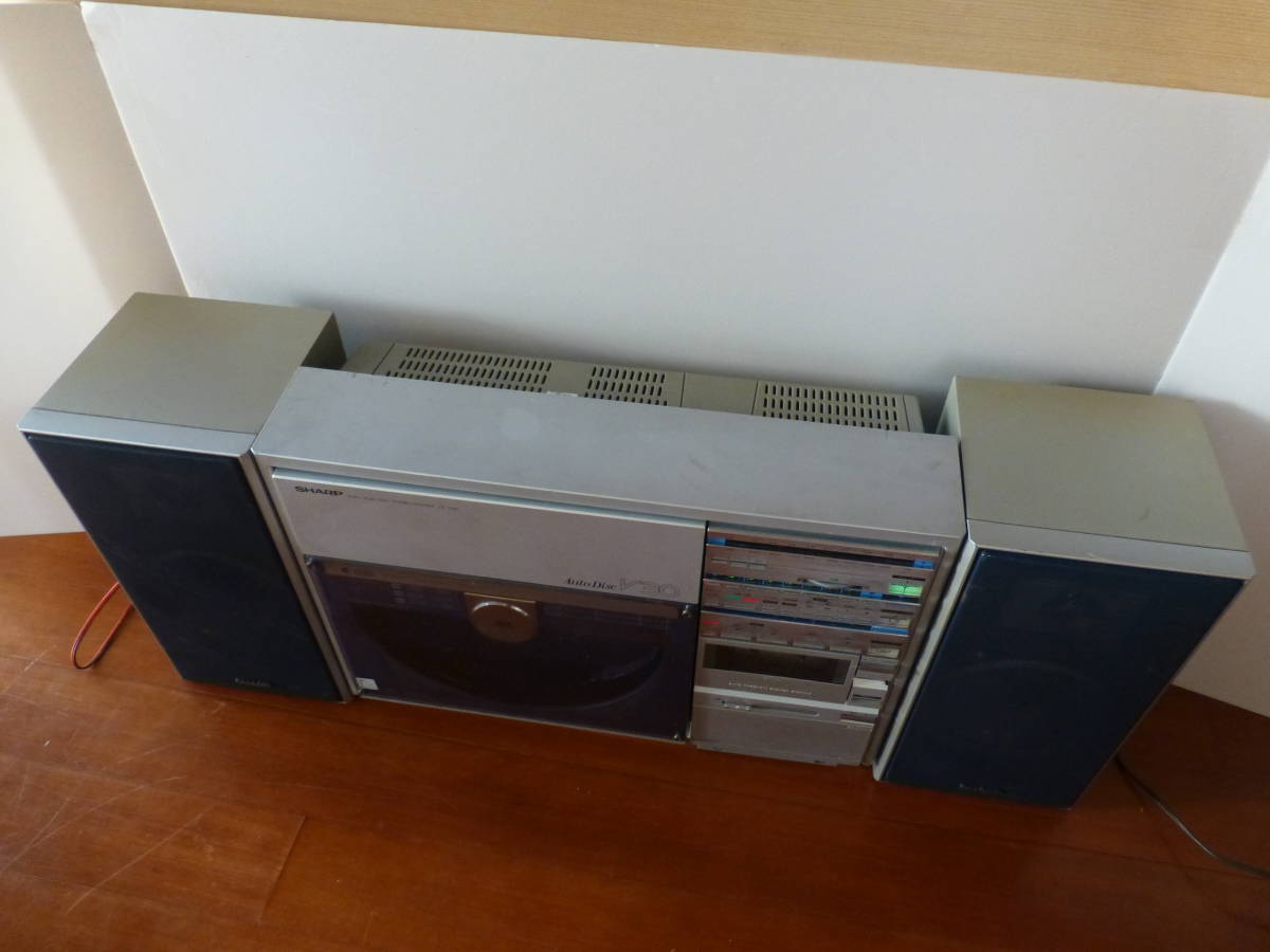 シャープ SHARP VZ-V30 両面演奏 レコードプレーヤー ラジカセ Auto