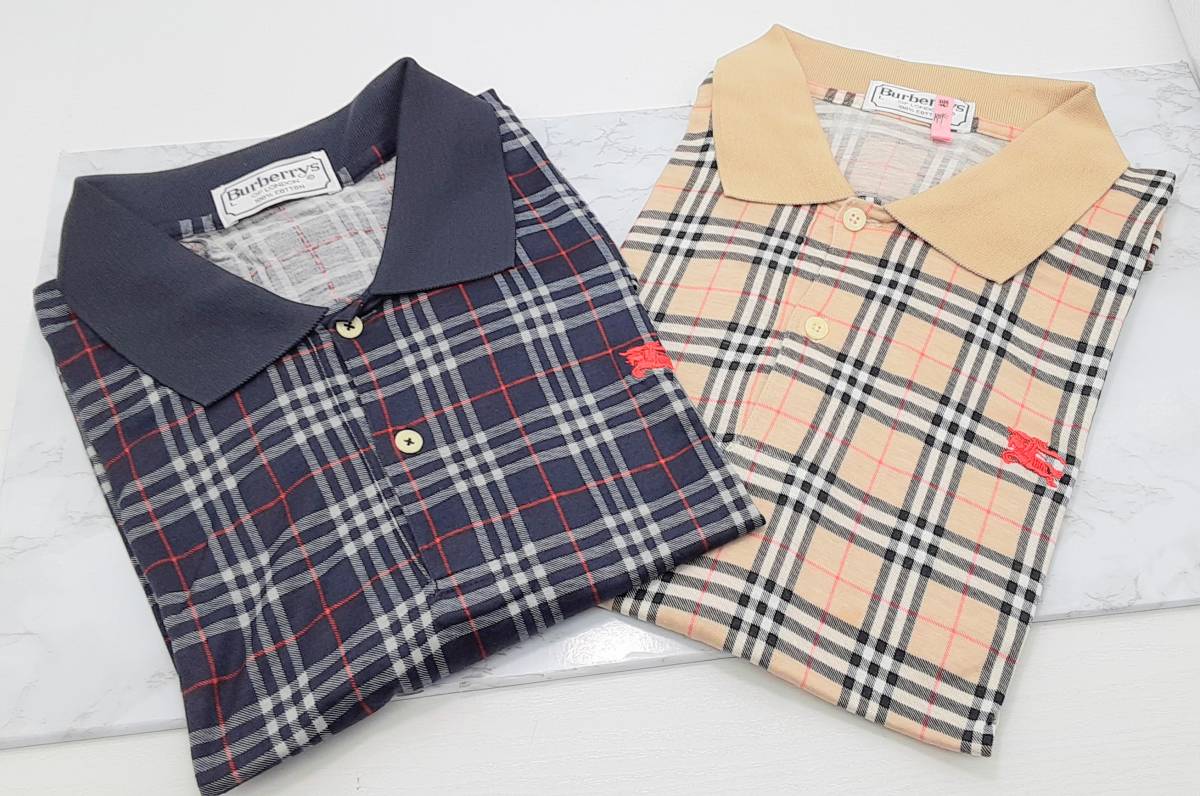 美品 三陽商会 Burberrys' バーバリー ヘンリーネック ミックスウール