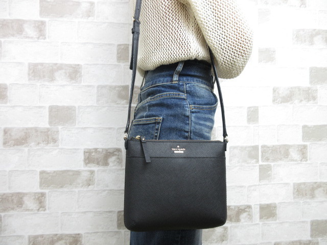  品 ケイトスペード kate spade ショルダー バッグ レザー ブラック 上品 大人可愛い鞄 bh2055(ショルダー)｜売買されたオークション情報、yahooの商品情報をアーカイブ公開 - オークファン かばん、バッグ