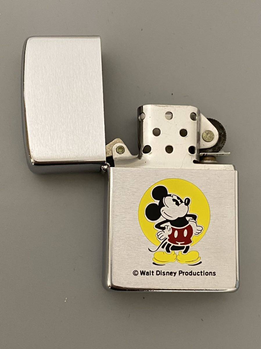 ZIPPO ミッキー 1975年 ニアミント ZIPPO ミッキー - ON TAG 1980年