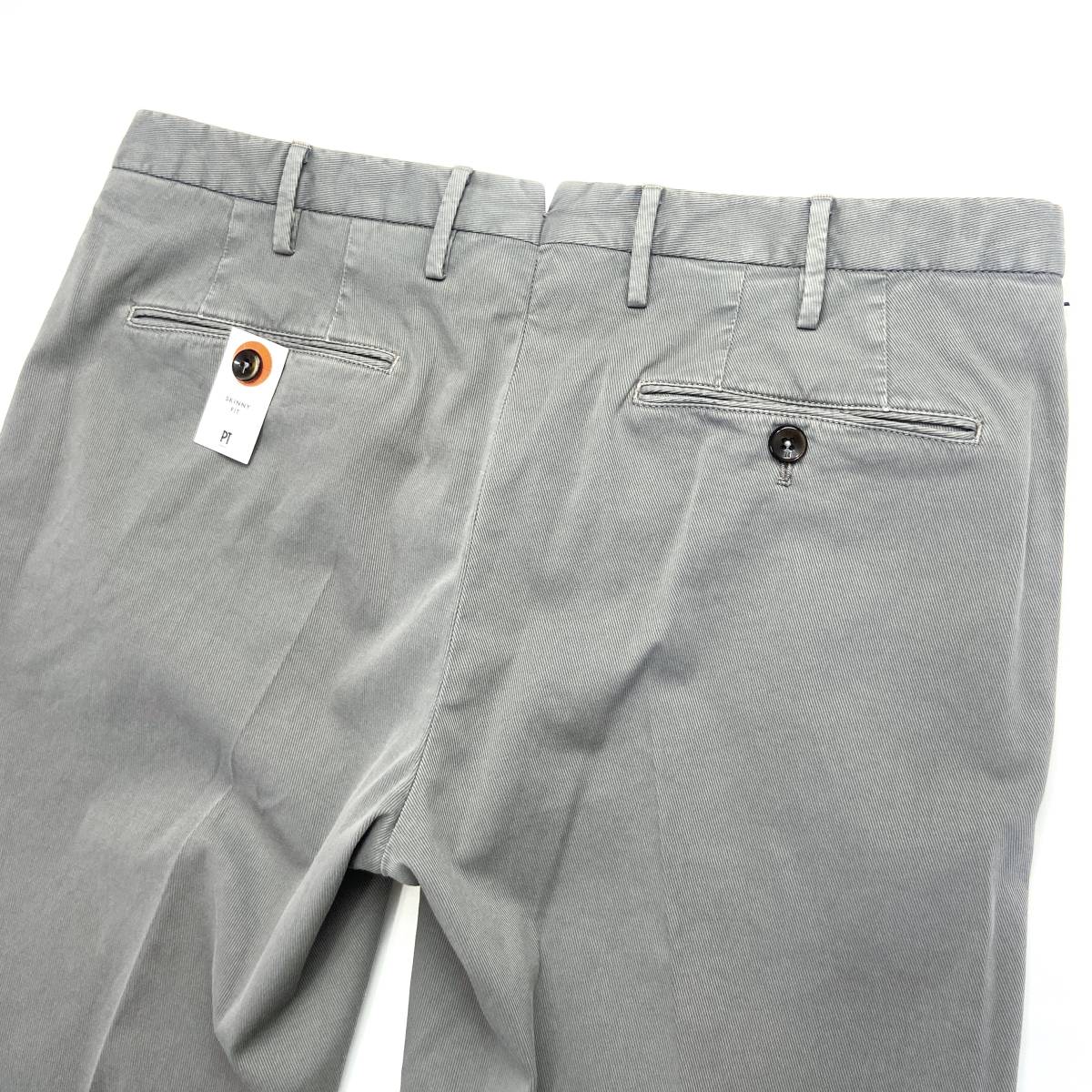 未使用品 ◆PT TORINO◆ スキニーフィットスラックス size50(実寸ウエスト88cm) TORINO PT &frasl; スキニーフィット ノープリーツ TORINO（ピーティートリノ）スラックス、モデル別完全攻略