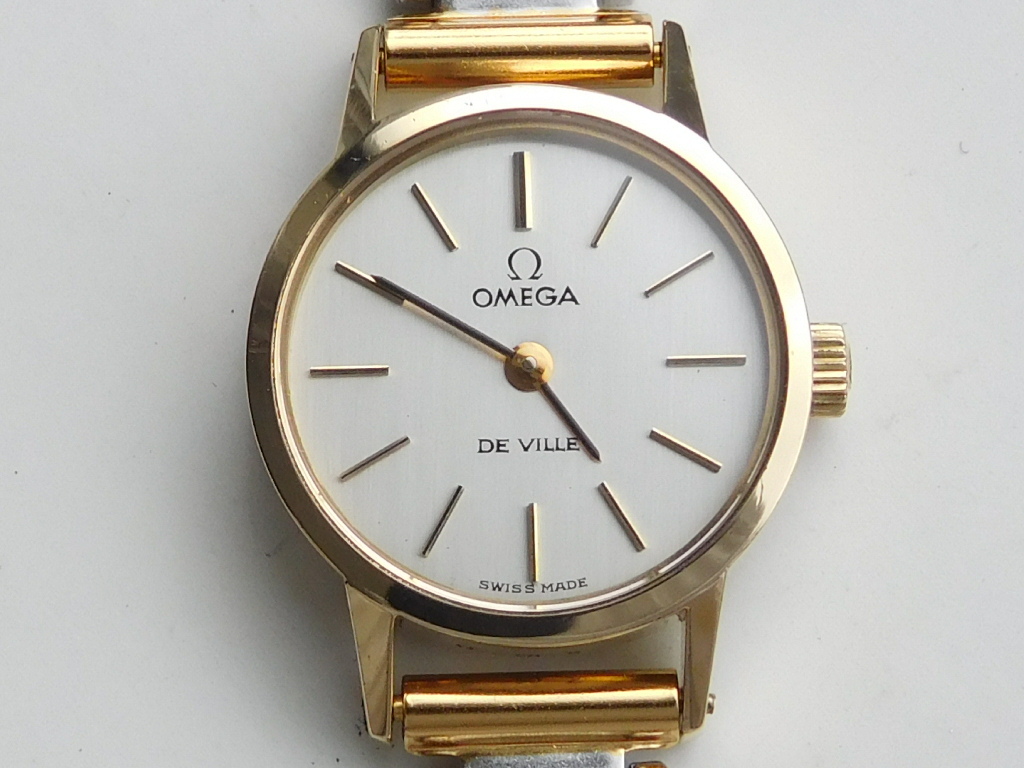箱付稼働美品】OMEGA オメガ Deville デビル レディース 手巻① - 1円