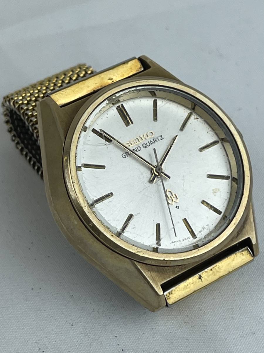 SEIKO セイコー 腕時計 4840-8041 不動品 セイコー グランドクォーツ 