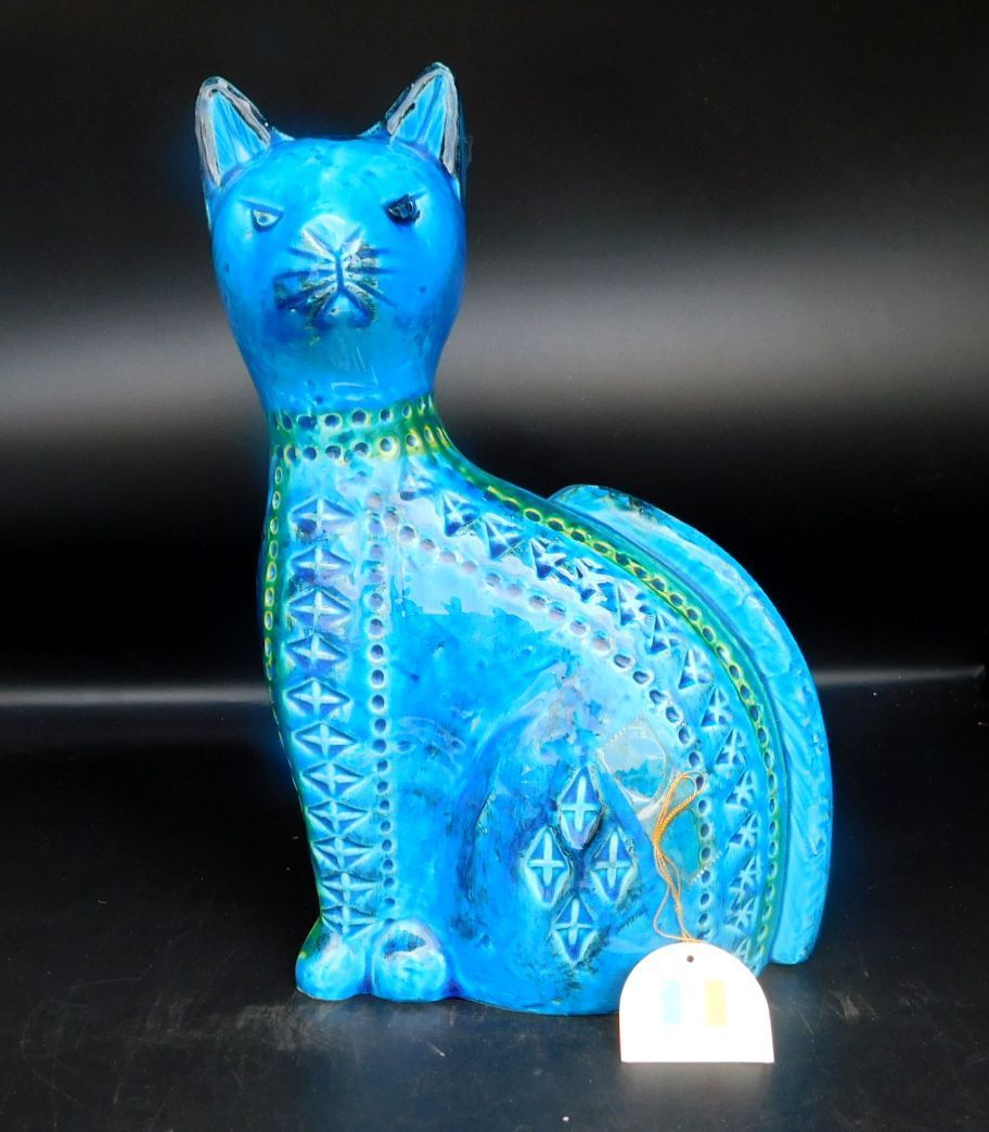 イタリア製 猫 置物 リミニブルー フラビアビトッシ FLAVIA BITOSSI