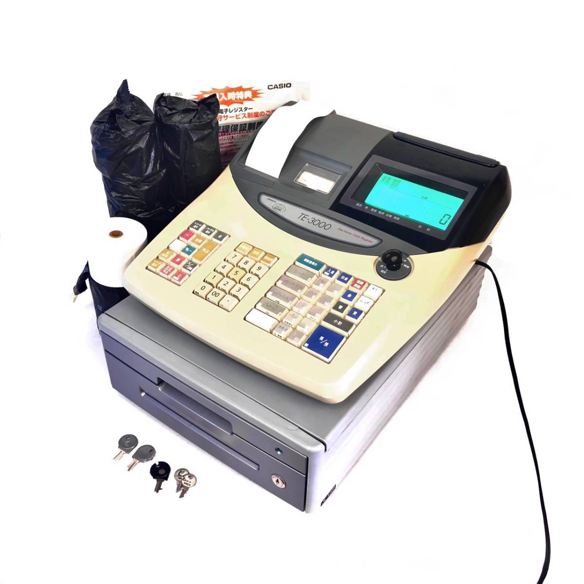 電子レジスター CASIO Bluetoothレジスター SR-S200-EX ロールペーパー 