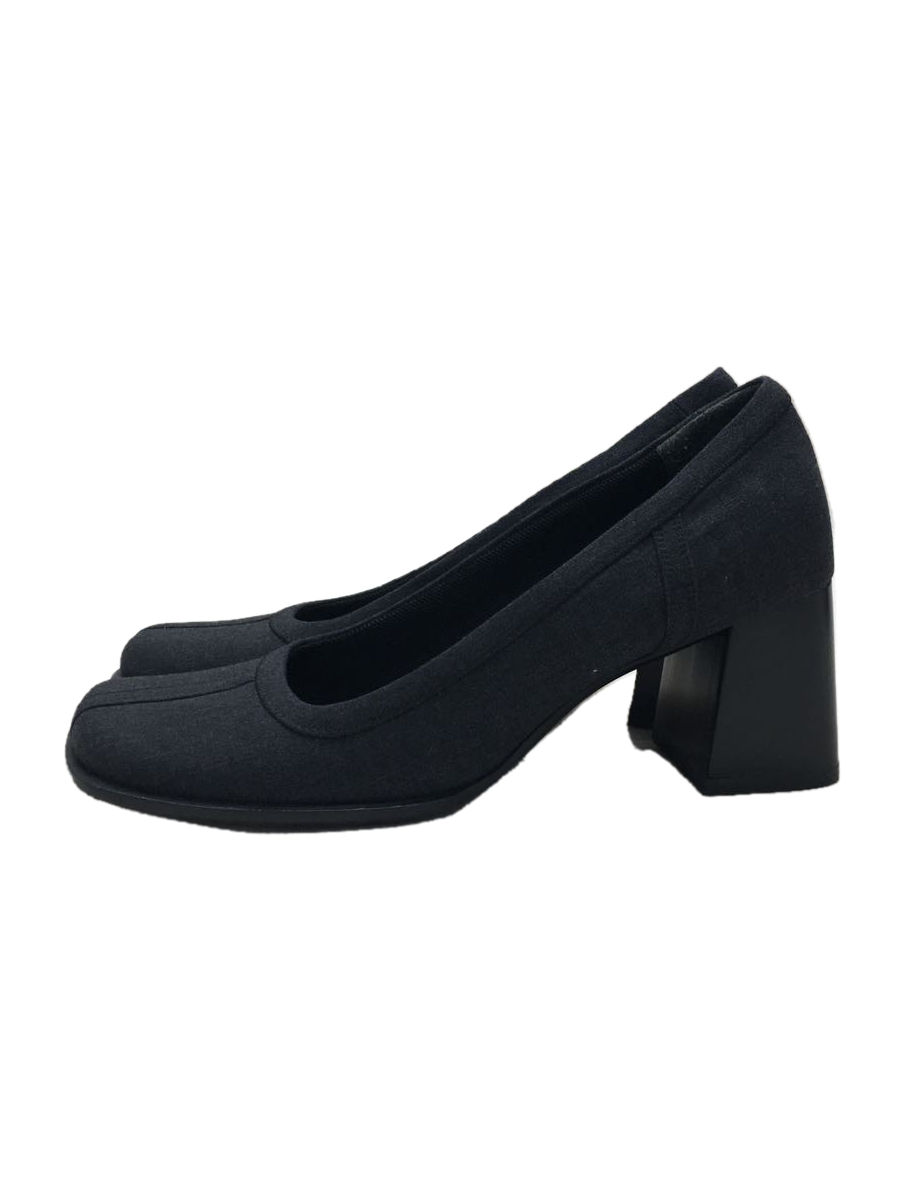 PRADA◆パンプス/37.5/GRY/キャンバス