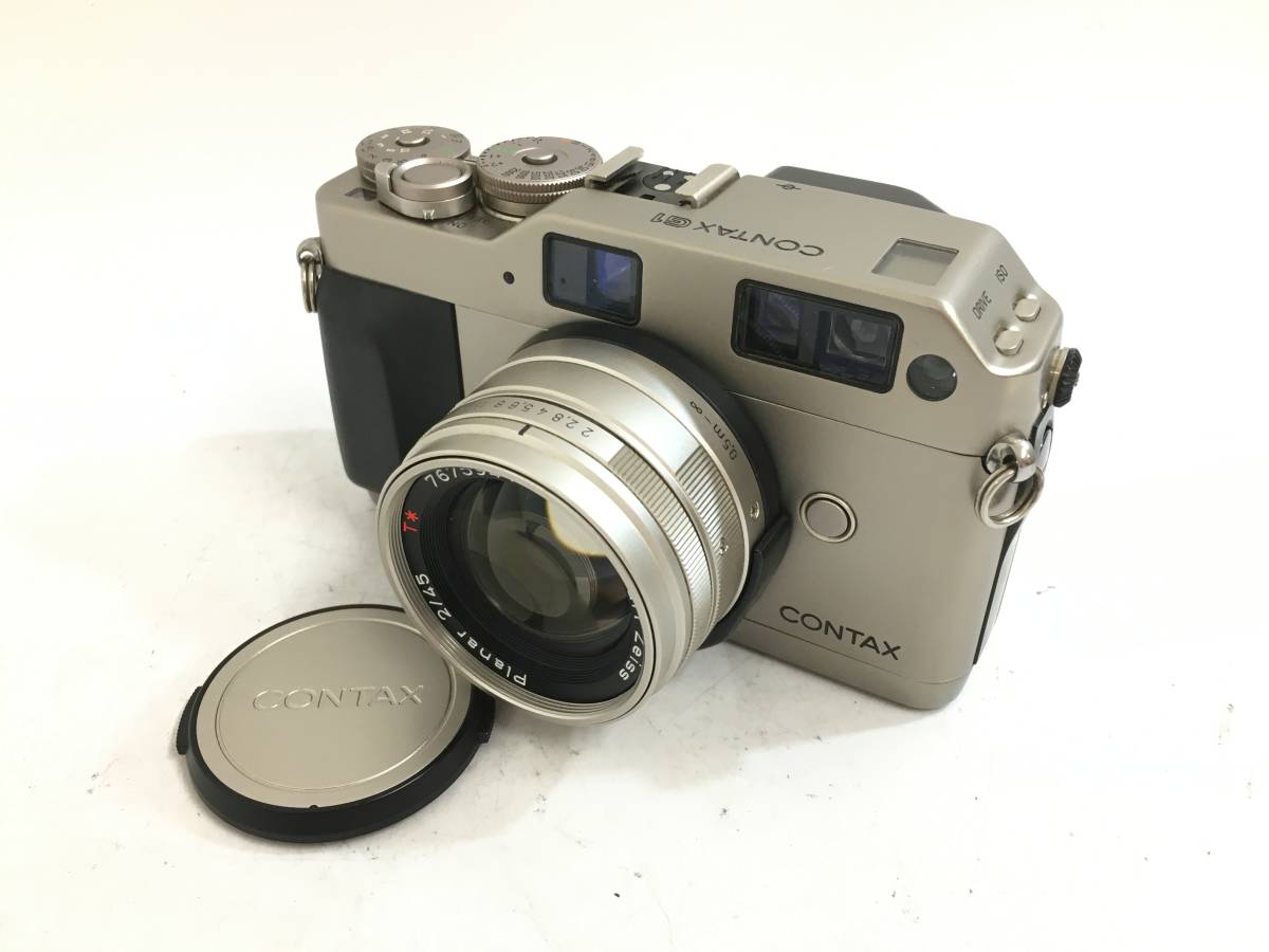 CONTAX G1 レンジファインダーカメラ Carl Zeiss Planar 2/45 動作