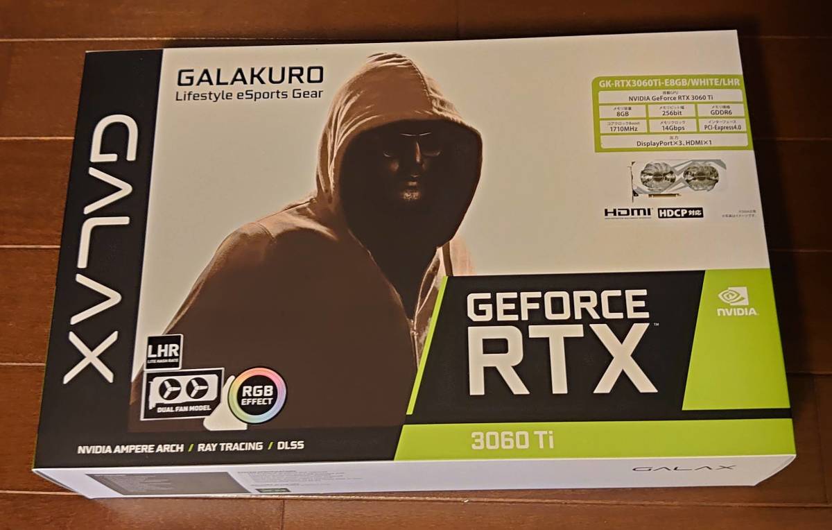 送料無料！新品未開封！] GALAKURO RTX 3060 Ti WHITE 玄人志向