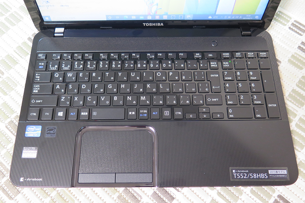 高速Core i7(最大3.4GHz)x4☆爆速新品SSD512GB】東芝 T552/58HBS 最新