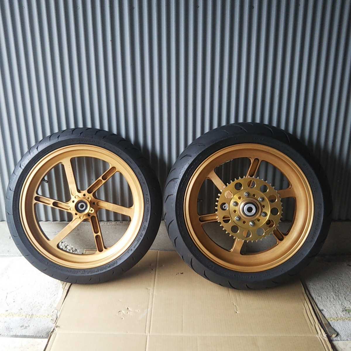 ゼファー1100 ハイポイント アルミホイール前後 ゼファー1100前後ホイール
