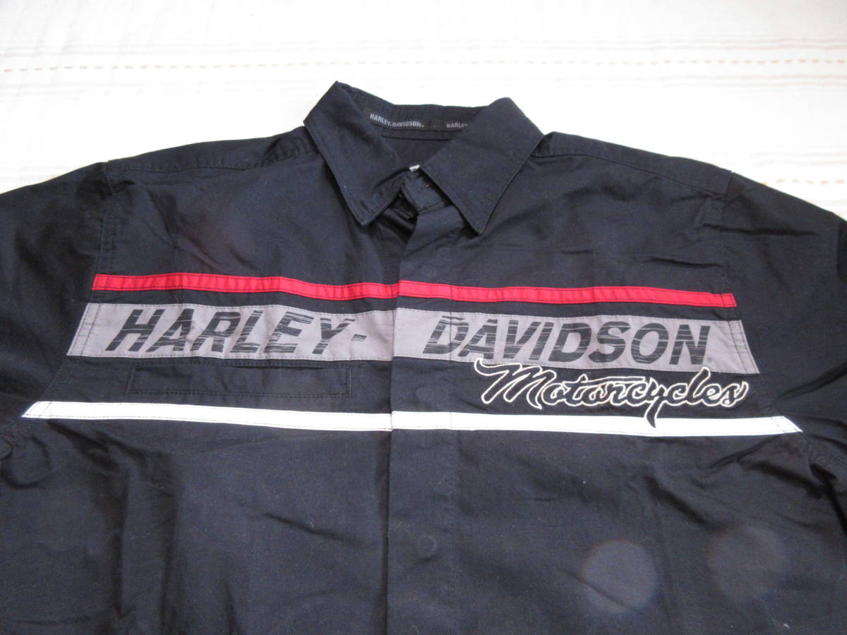 送料無料 ほぼ新品 Harley-Davidson シャツ US M 2016購入 ハーレーダビッドソンレーシングシャツ H-D PERFORMANCE スクリーミングイーグル 古着 Davidson Harley T-Shirt Vintage Online