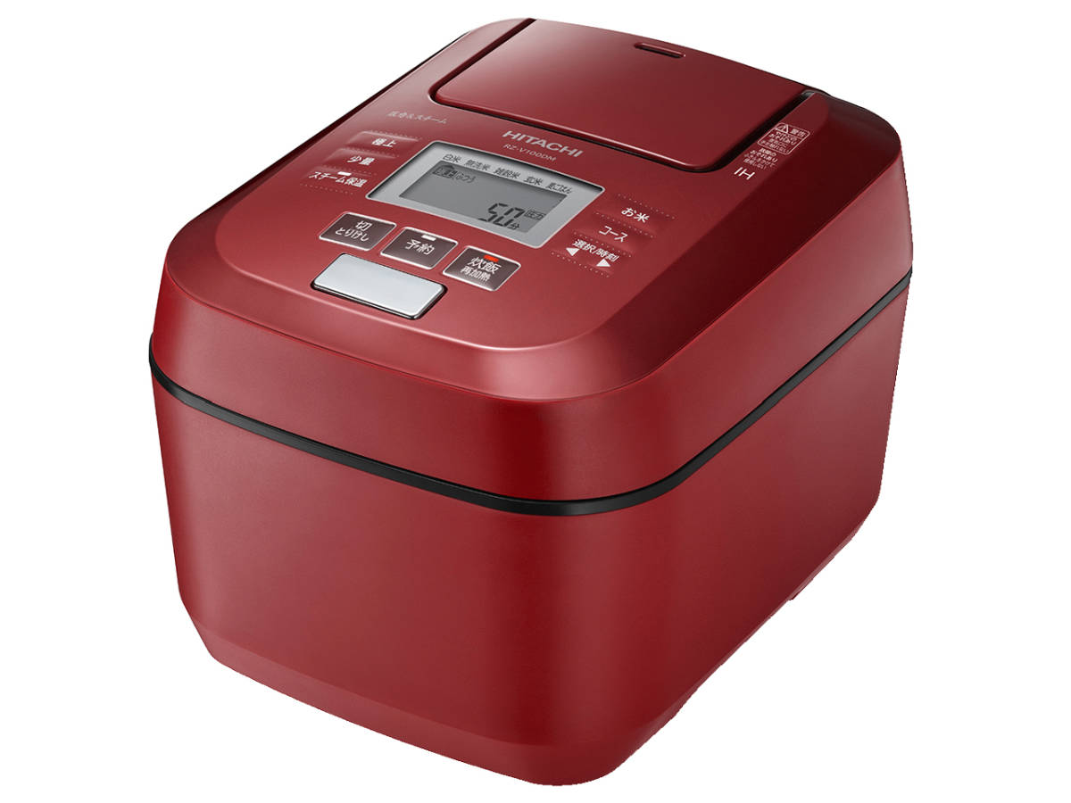 ☆日立 沸騰鉄釜ふっくら御膳 RZ-V100DM(R) [レッド] 5.5合炊き