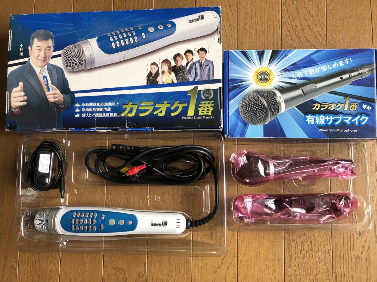 夢グループカラオケ1番YK-3008 サブマイクYK-1005 追加曲カートリッジ6