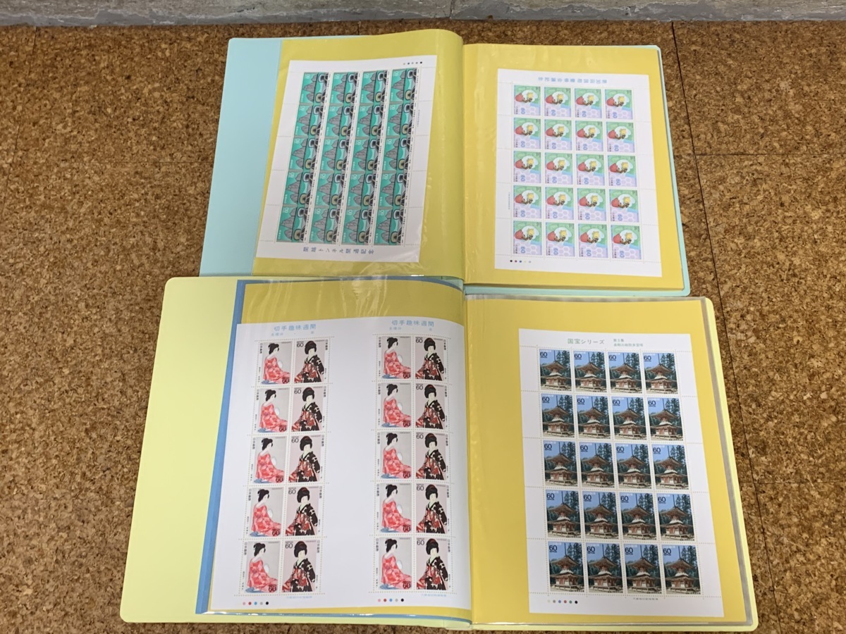 記念切手 82年発行・8種(60円) 8シート 混合 一昔前に収集や投資対象と