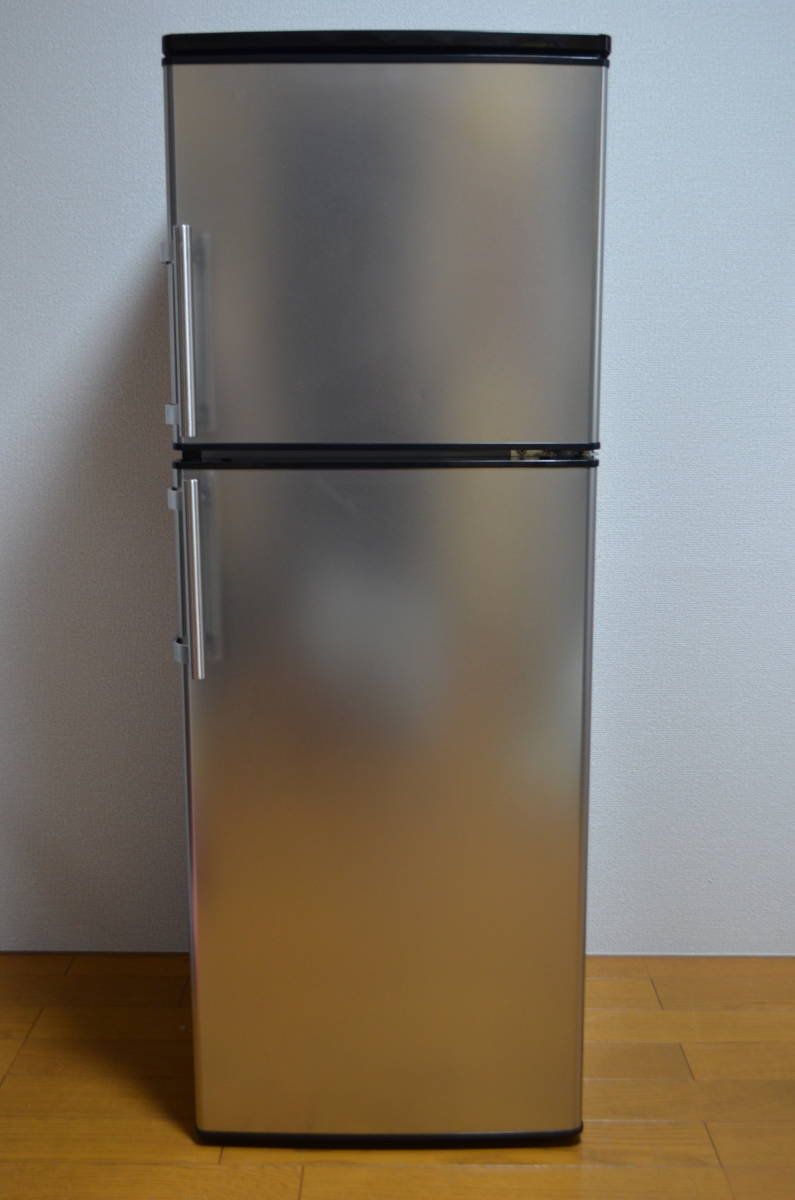 S638) アズマ ステンレス冷凍冷蔵庫 MR-ST136A 2017年製 136L 2ドア