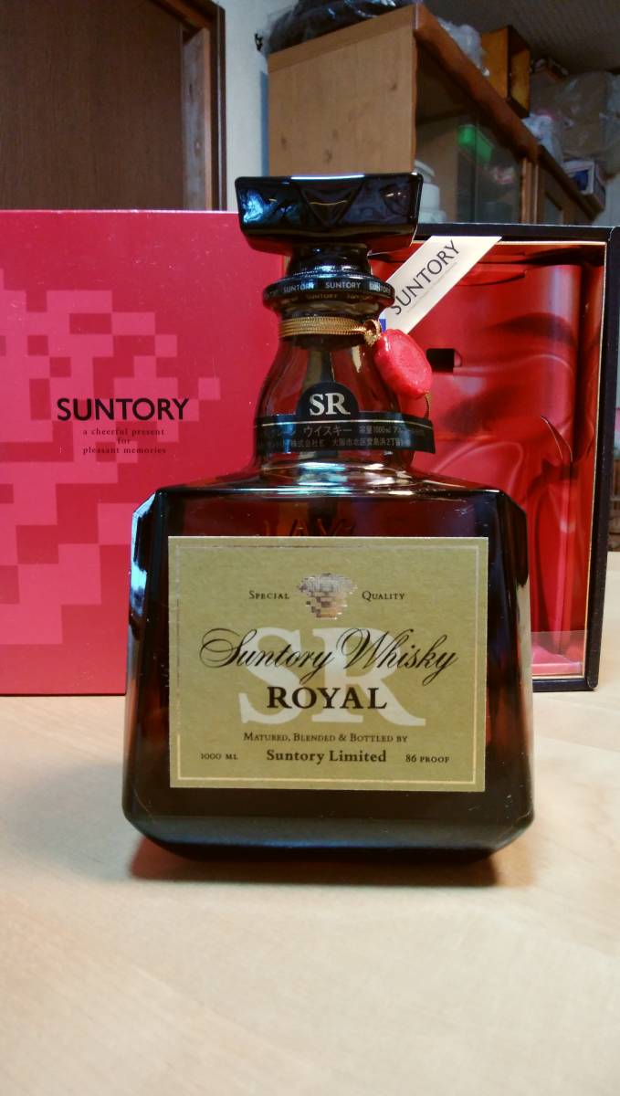 SUNTORY サントリーSR ROYAL クイーンサイズ1000ml 未開栓 アルコール