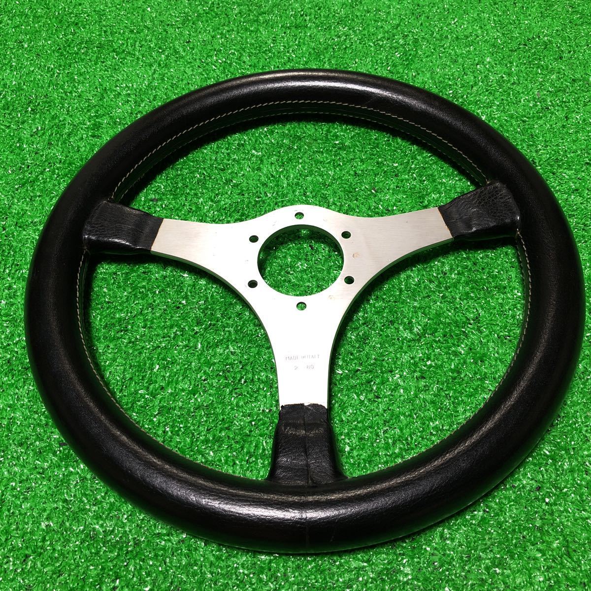 超希少 モモ クレイ レガツォーニ ステアリング 34Φ 80年製 当時物 超