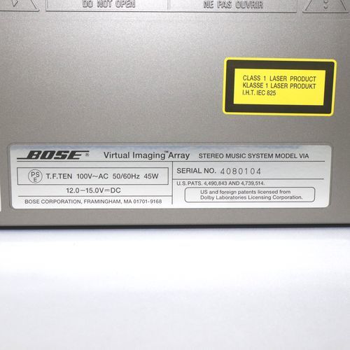 Virtual Array VIA BOSE Imaging ボーズ CD MD imaging Bose virtual
