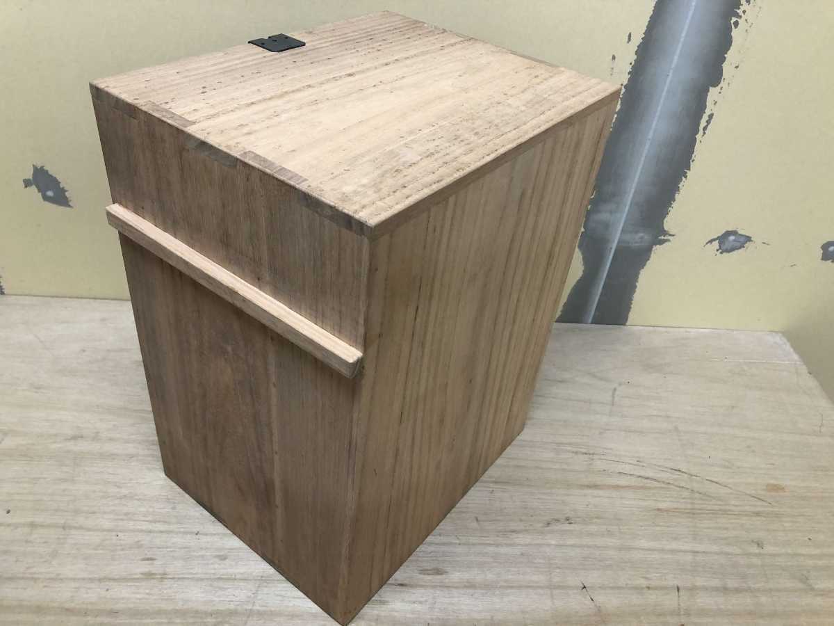 茶道具 旅箪笥 利休好写 桐木地 美品 野点 茶の湯の棚 紙箱 茶