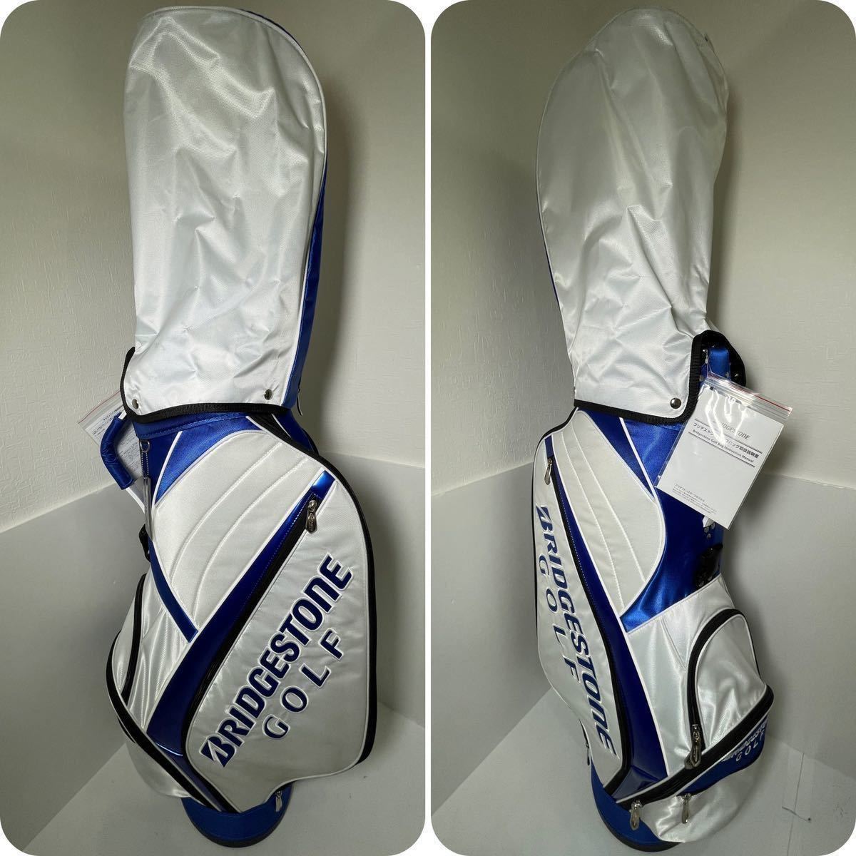 BRIDGESTONE ブリヂストン ゴルフバッグ キャディバッグ ホワイト