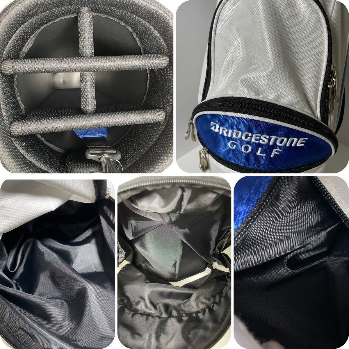 BRIDGESTONE ブリヂストン ゴルフバッグ キャディバッグ ホワイト