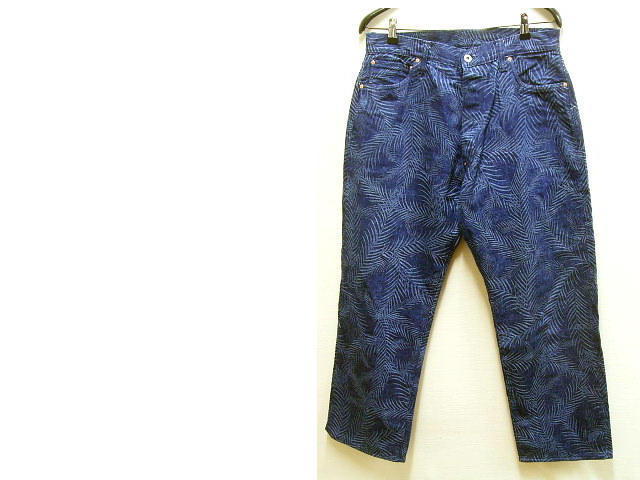 EVISU YAMANE HAYAOKI ジーパン 即決[5]EVISU YAMANE DELUXE HAYAOKI ボタニカル柄 植物 日本製 デニム