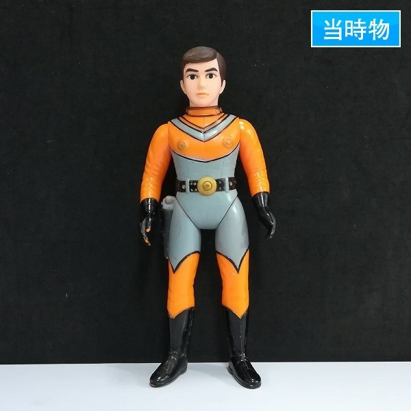 mT191a [当時物] ブルマァク ウルトラマンA TAC隊員 ソフビ