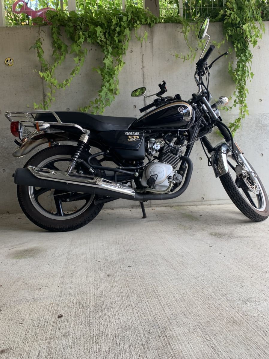ヤマハ　YB125SP ノーマル　スマホホルダー　USB電源　サイドバッグ