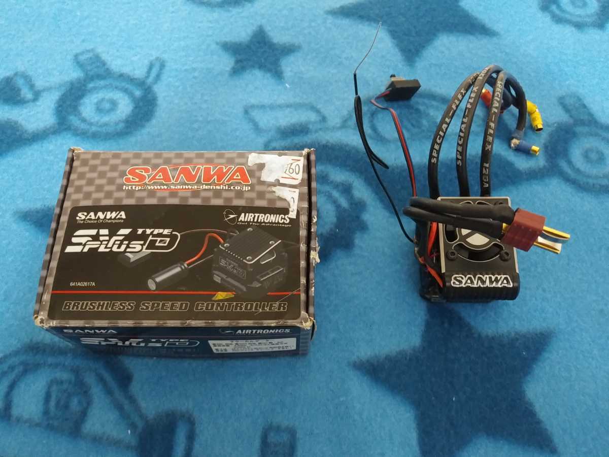 サンワ SANWA SV PLUS TYPE D ブラシレスESC 受信機一体型 サンワ SANWA SV-PLUS アンプ D SV-plus TYPE RX472 受信機一体型 ZERO D