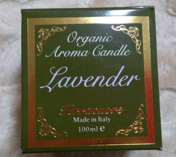 テラクオーレ　アロマキャンドル　ラベンダー　新品_1