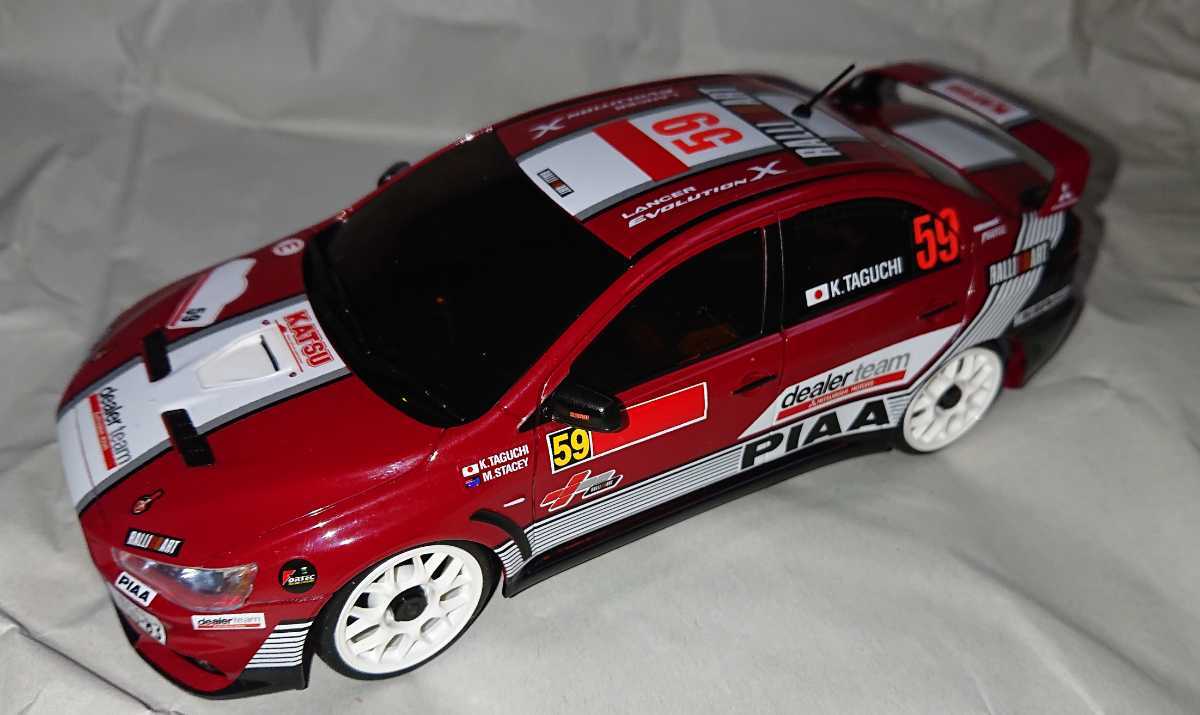 ジャンク 【1円スタート】ラジコン MA-010 r/s インプレッサWRX STI 07 SRTJ Ver. 30563SR ミニッツ 京商 AWD DWS TXレス フリー