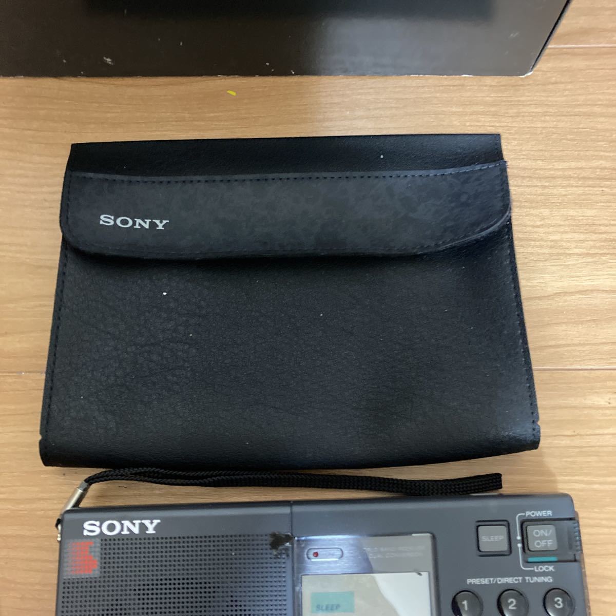 SONY ワイドFM対応 FM/AMポータブルラジオ ICF-801 日本製 動作品 AC