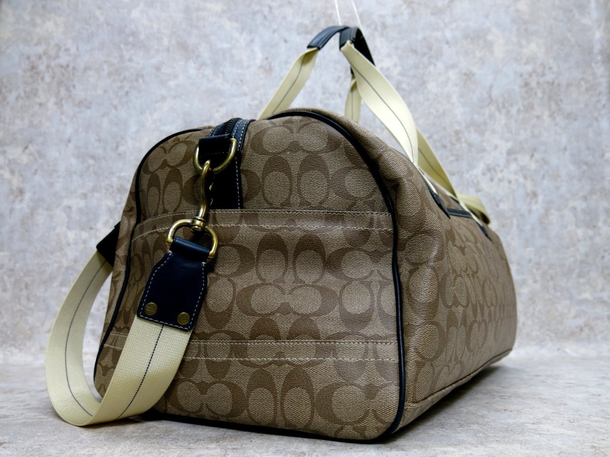 □極美品□新品同様□COACH コーチ□メンズ□シグネチャーF77185□PVC 